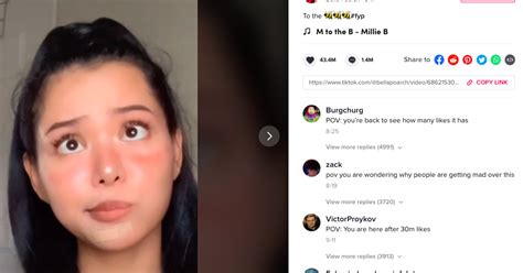 Why Bella Poarch’s “M to the B” video was the top .